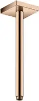 AXOR-HG-AXOR-ShowerSolutions-Deckenanschluss-300-mm-eckig-Polished-Red-Gold-26438300 gallery number 1